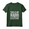 Questo è il mio Costume da Rabbino - Maglietta Ebraica Umoristica con Collo a V - Ideale per Regalo di Feste Ebraiche