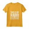 Questo è il mio Costume da Rabbino - Maglietta Ebraica Umoristica con Collo a V - Ideale per Regalo di Feste Ebraiche