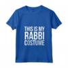 Questo è il mio Costume da Rabbino - Maglietta Ebraica Umoristica con Collo a V - Ideale per Regalo di Feste Ebraiche