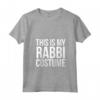 Questo è il mio Costume da Rabbino - Maglietta Ebraica Umoristica con Collo a V - Ideale per Regalo di Feste Ebraiche