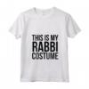 Questo è il mio costume da rabbino - Purim Jewish Festival Maglietta con Collo a V - Ideale come Regalo di Festa per Purim