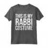 Questo è il mio costume da rabbino - Maglietta Ebraica Umoristica per Festività - Regalo Divertente per Famiglia e Amici