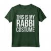 Questo è il mio costume da rabbino - Maglietta Ebraica Umoristica per Festività - Regalo Divertente per Famiglia e Amici
