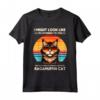 I Might Look Like I'm Listening To You Ragamuffin Cat Maglietta - Ideale per gli Amanti di Ragamuffin - Taglio Classico e Leggero
