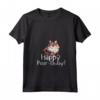 Donna Felice Puur-thday! Divertente Ragamuffin Cat Amanti Maglietta con Collo a V - Regalo per Amante dei Gatti - Ideale per Compleanno del Gatto