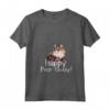 Donna Felice Puur-thday! Divertente Ragamuffin Cat Amanti Maglietta con Collo a V - Regalo per Amante dei Gatti - Ideale per Compleanno del Gatto