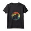 Donna Retro Vintage Design Ragamuffin Cat Maglietta con Collo a V - Amore Retro per i Gatti Ragamuffin