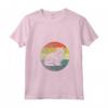 Donna Retro Vintage Design Ragamuffin Cat Maglietta con Collo a V - Amore Retro per i Gatti Ragamuffin