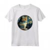 Ragamuffin Gatto in Notte Stellata - Maglietta Divertente per Amanti dei Gatti - Regalo Perfetto per Natale o Compleanni
