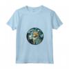 Donna Ragamuffin Gatto in Notte Stellata Pittura - Maglietta Divertente per Uomini, Donne e Bambini - Regalo Perfetto per Natale, Ringraziamento, San Valentino o Compleanni