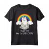 Ragamuffin Arcobaleno Trust Me I'm A Unicorn Cat Maglietta - Regalo Divertente per Amanti dei Gatti