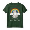 Ragamuffin Arcobaleno Trust Me I'm A Unicorn Cat Maglietta - Regalo Divertente per Amanti dei Gatti
