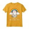 Ragamuffin Arcobaleno Trust Me I'm A Unicorn Cat Maglietta - Regalo Divertente per Amanti dei Gatti
