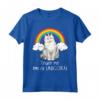 Ragamuffin Arcobaleno Trust Me I'm A Unicorn Cat Maglietta - Regalo Divertente per Amanti dei Gatti