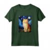 Ragamuffin Gatto Notte Stellata Pittura Mamma Papà Maglietta - Regalo Divertente per Amanti dei Gatti - Ideale per Natale, Ringraziamento o Compleanno