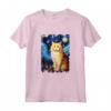 Ragamuffin Gatto Notte Stellata Pittura Mamma Papà Maglietta - Regalo Divertente per Amanti dei Gatti - Ideale per Natale, Ringraziamento o Compleanno