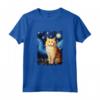 Ragamuffin Gatto Notte Stellata Pittura Mamma Papà Maglietta - Regalo Divertente per Amanti dei Gatti - Ideale per Natale, Ringraziamento o Compleanno