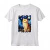 Ragamuffin Gatto Notte Stellata Pittura Mamma Papà Maglietta - Regalo Divertente per Amanti dei Gatti - Ideale per Natale, Ringraziamento o Compleanno