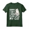 Scusa I Can't I Have Plans Con Il mio Ragamuffin Cat - Maglietta per Amanti dei Gatti - Regalo Divertente per Crazy Cat Lover