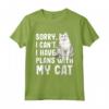 Scusa I Can't I Have Plans Con Il mio Ragamuffin Cat - Maglietta per Amanti dei Gatti - Regalo Divertente per Crazy Cat Lover