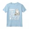 Scusa I Can't I Have Plans Con Il mio Ragamuffin Cat - Maglietta per Amanti dei Gatti - Regalo Divertente per Crazy Cat Lover
