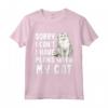 Scusa I Can't I Have Plans Con Il mio Ragamuffin Cat - Maglietta per Amanti dei Gatti - Regalo Divertente per Crazy Cat Lover