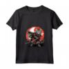 Donna Samurai Ragamuffin Gatto Giapponese Kawaii Ninja Cat - Maglietta con Collo a V - Design Unico per Amanti della Cultura Giapponese e dei Gatti