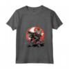 Donna Samurai Ragamuffin Gatto Giapponese Kawaii Ninja Cat - Maglietta con Collo a V - Design Unico per Amanti della Cultura Giapponese e dei Gatti