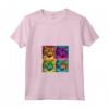 Donna Ragamuffin Cat Pop Art Design - Maglietta Colorata con Collo a V Ideale per Regali Fan Gatti - Perfetta per Natale, Compleanni o San Valentino