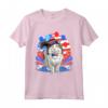 Ragamuffin Cat 4 luglio Bandiera Patriottica Americana Maglietta - Pawtriotic Pride per gli Amanti dei Gatti