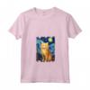 Ragamuffin Gatto Notte Stellata Pittura Mamma Papà - Maglietta Divertente per Amanti dei Gatti - Ideale per Natale o Compleanno