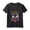 Donna Voglio solo bere caffè e animale domestico il mio gatto Ragamuffin Maglietta con Collo a V - T-shirt Divertente Ragamuffin Cat & Coffee Lover per la Festa della Mamma o del Papà