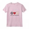 Donna Kawaii Carino Ragamuffin Amante Pace, Amore Ragamuffin Gatto Maglietta con Collo a V - Ideale per Compleanni e Feste - Design Unico per Amanti dei Gatti Ragamuffin