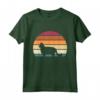 Retro Vintage Sunset Kitten Feline Pet Ragamuffin Cat Maglietta - Stylish Tee for Cat Owners - Buy Online Cat Lover Shirt