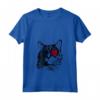 Donna Ragamuffin Cat 4th Luglio America USA Bandiera Maglietta con Collo a V - Regalo per Proprietari di Gatti - Ideale per Natale, Ringraziamento, Compleanni o San Valentino
