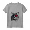Donna Ragamuffin Cat 4th Luglio America USA Bandiera Maglietta con Collo a V - Regalo per Proprietari di Gatti - Ideale per Natale, Ringraziamento, Compleanni o San Valentino