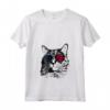 Donna Ragamuffin Cat 4th Luglio America USA Bandiera Maglietta con Collo a V - Regalo per Proprietari di Gatti - Ideale per Natale, Ringraziamento, Compleanni o San Valentino