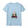 Ragamuffin - Albero di Natale Divertente a Quadri, Motivo: Gatto - Maglietta con Collo a V - Regalo di Natale per Amanti dei Gatti