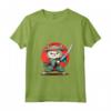 Donna Samurai Gatto Giapponese Kawaii Ninja Ragamuffin Cat Maglietta con Collo a V - Stile Unico per Appassionati di Gatti e Ninja - Acquista Online!