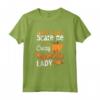 Donna You Can't Scare Crazy Ragamuffin Lady - Maglietta Halloween Leggera e Divertente - Ideale come Regalo di Halloween