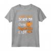 Donna You Can't Scare Crazy Ragamuffin Lady - Maglietta Halloween Leggera e Divertente - Ideale come Regalo di Halloween