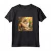 Ragamuffin Gatto Giardino Fiori Pittura - Maglietta per Amanti dei Gatti Ragamuffin - Regalo Unico per Mamma o Papà