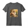 Ragamuffin Gatto Giardino Fiori Pittura - Maglietta per Amanti dei Gatti Ragamuffin - Regalo Unico per Mamma o Papà