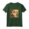 Ragamuffin Gatto Giardino Fiori Pittura - Maglietta per Amanti dei Gatti Ragamuffin - Regalo Unico per Mamma o Papà