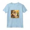 Ragamuffin Gatto Giardino Fiori Pittura - Maglietta per Amanti dei Gatti Ragamuffin - Regalo Unico per Mamma o Papà