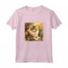 Ragamuffin Gatto Giardino Fiori Pittura - Maglietta per Amanti dei Gatti Ragamuffin - Regalo Unico per Mamma o Papà