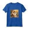 Ragamuffin Gatto Giardino Fiori Pittura - Maglietta per Amanti dei Gatti Ragamuffin - Regalo Unico per Mamma o Papà