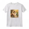 Ragamuffin Gatto Giardino Fiori Pittura - Maglietta per Amanti dei Gatti Ragamuffin - Regalo Unico per Mamma o Papà