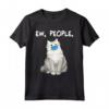 Ragamuffin Ew People - Maglietta divertente gatto che indossa maschera viso - Regalo divertente per amanti dei gatti