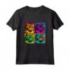 Ragamuffin Cat Pop Art Design - Maglietta Colorata per Amanti dei Gatti - Regalo Perfetto per Natale o Compleanni
